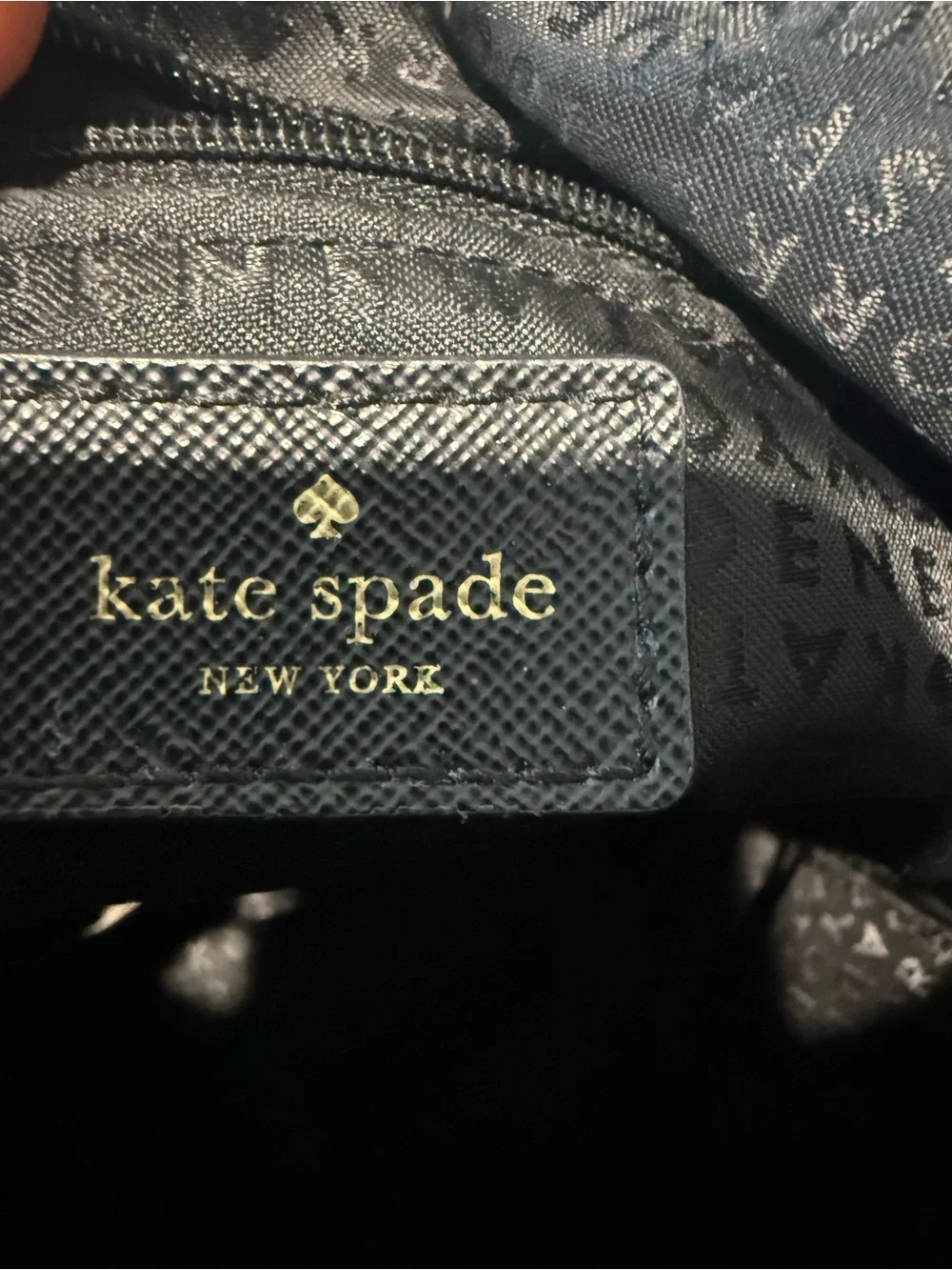 Kate Spade New York Black Nylon Crossbody Bag